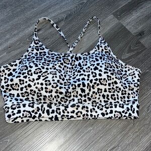 Cheetah sports bra